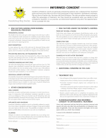 Informed Consent Form - Yellow and Black