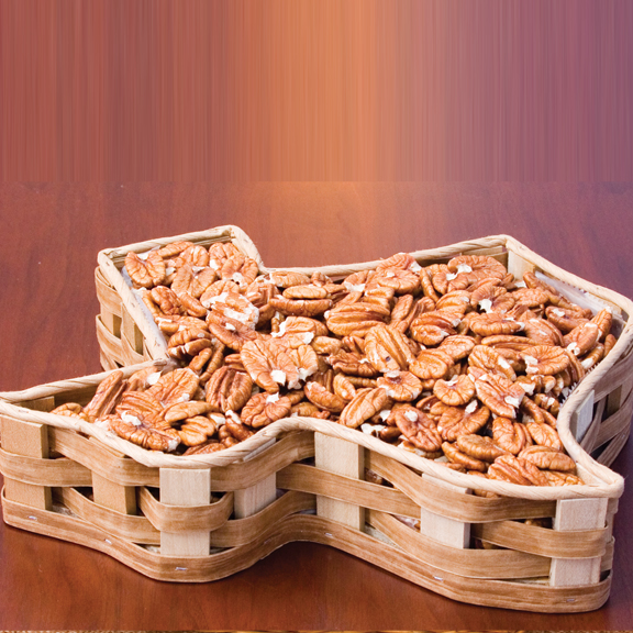 Texas Gift Basket with 1.5 lbs. Pecan Halves