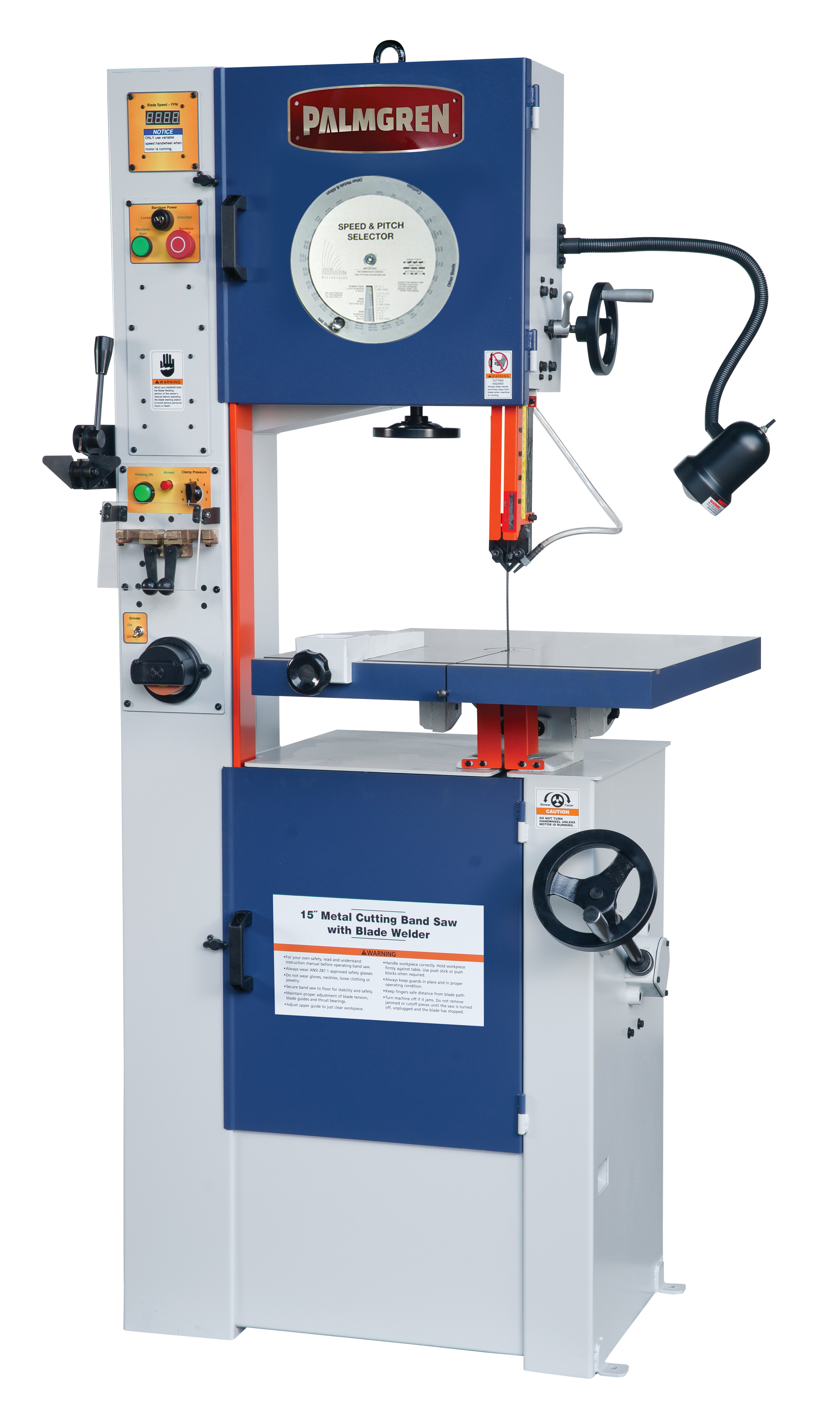 Vertical Band Saws Palmgren 15inch Variable Speed Vertical Band Saw