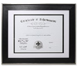 Lawrence 11x14 Dual Use Black & Silver Document Frame For 8.5x11