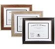 Lawrence 11x14 Dual Use Wood Certificate Frame For 8.5x11