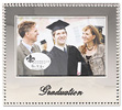 Lawrence Graduation Beaded Silver Frame For 4x6