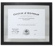 Lawrence 11x14 Multi Use Black Float Document Frame