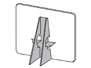 Product Image of Lineco Easel Backs Double in Black 9 Inch (400 Box)