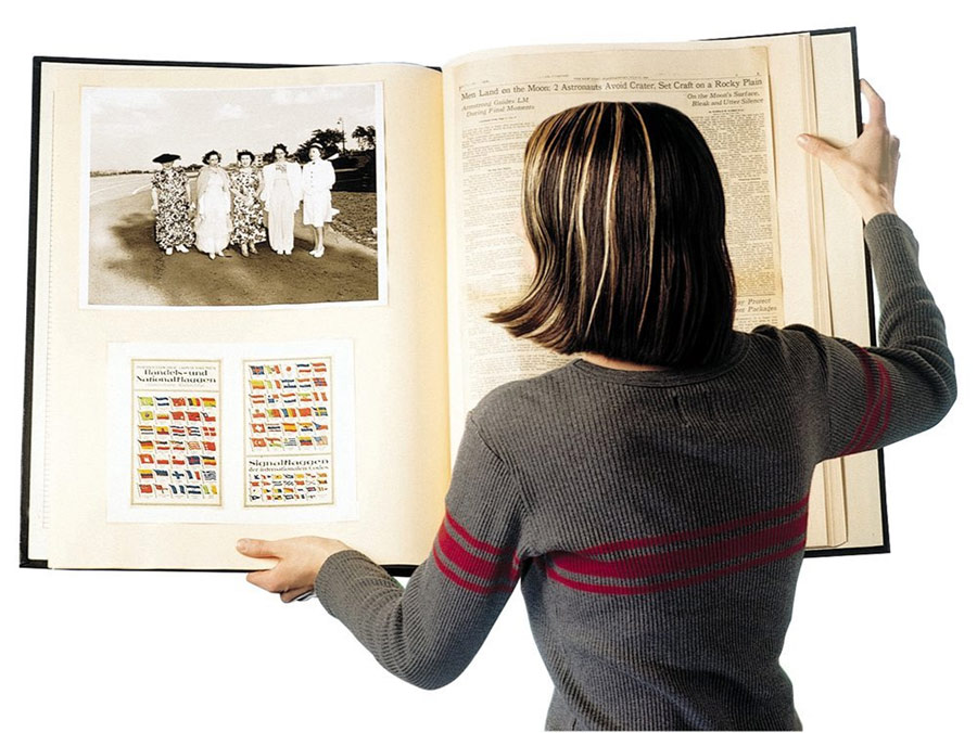 Giant Oversized Fabric Scrapbook Green BDP35 Photo Album Hunter