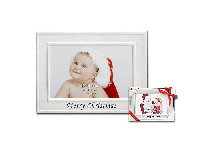 Lawrence Merry Christmas Metal Frame 4x6 Horizontal