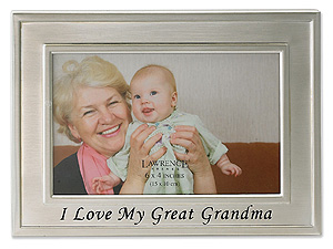 Product Image of Lawrence 4x6 Silver Sentiments I Love My Great Grandma Frame
