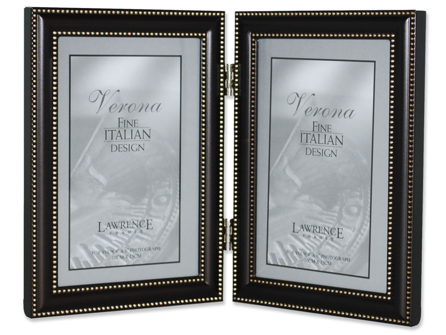 Lawrence Oil Rubbed Bronze Metal Double Frame For 4x6 4X6 USA18 Photo