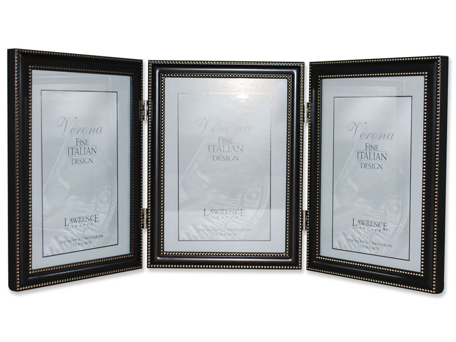 Lawrence Oil Rubbed Bronze Metal Triple Frame For 5x7 JPF46 Photo Album