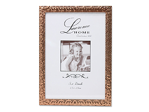 Product Image of Lawrence 5x7 Rose Gold Shimmer Metal Frame