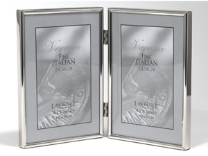 Product Image of Lawrence Simply Silver Metal Double Frame For 4x6