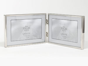 Product Image of Lawrence Simply Silver Metal Double Frame For 6x4
