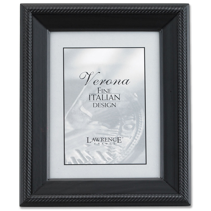 Lawrence 4x5 Tuxedo Wood Picture Frame Black Tay Photo Album Royal