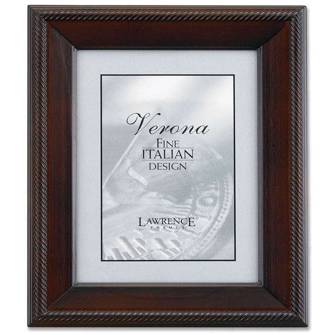 Lawrence 4x5 Tuxedo Wood Picture Frame Walnut US04 Frame Photo Album