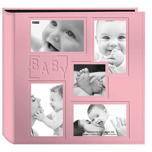 Pioneer Collage Cover 4x6 Baby Photo Album Pink 4X6 USA18 Photo Album