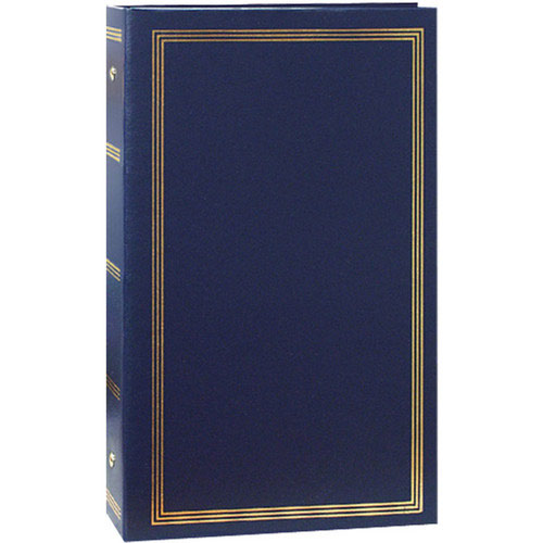 Pioneer STC46 3Ring Photo Album Solid Color Cover Navy Blue Tay