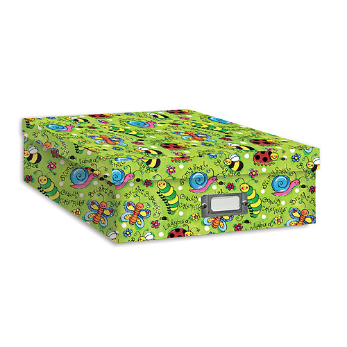 Pioneer Scrapbooking Storage Box (Printed Designs) Bugs Photo Album