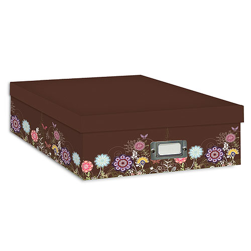 Pioneer Scrapbooking Storage Box (Printed Designs) Growing Flowers