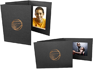 Product Image of Basketball 4x6 Sports Event Photo Folders (25 Pack)
