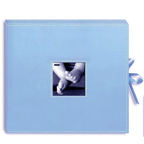 Pioneer SBX12B 3Ring 12x12 Baby Scrapbook Box Baby Blue 18XTay