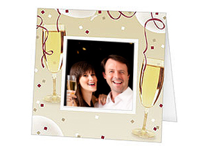 Product Image of Champagne Celebration Polaroid Easel Frames (25 Pack)