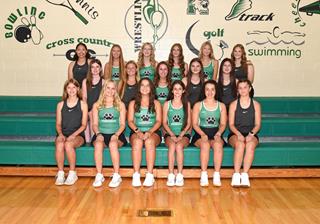 2026 Girls varsity tennis team photo