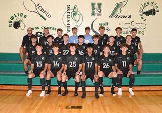 2026 Boys varsity soccer team photo