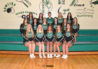 2026 Coed varsity cheer team photo