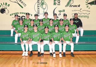 2025 boys freshman baseball team photo