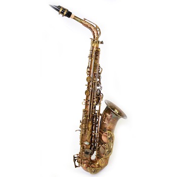 Dakota Raw Bronze Alto Saxophone