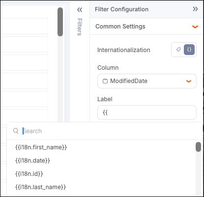 Filter Control Builder i18n