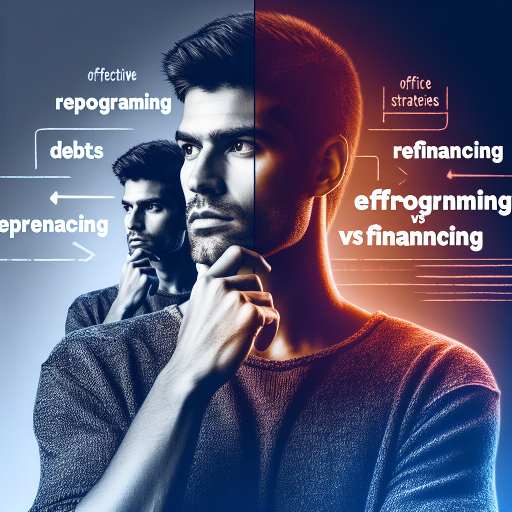Reprogramar vs Refinanciar: Estrategias Efectivas para Manejar Deudas