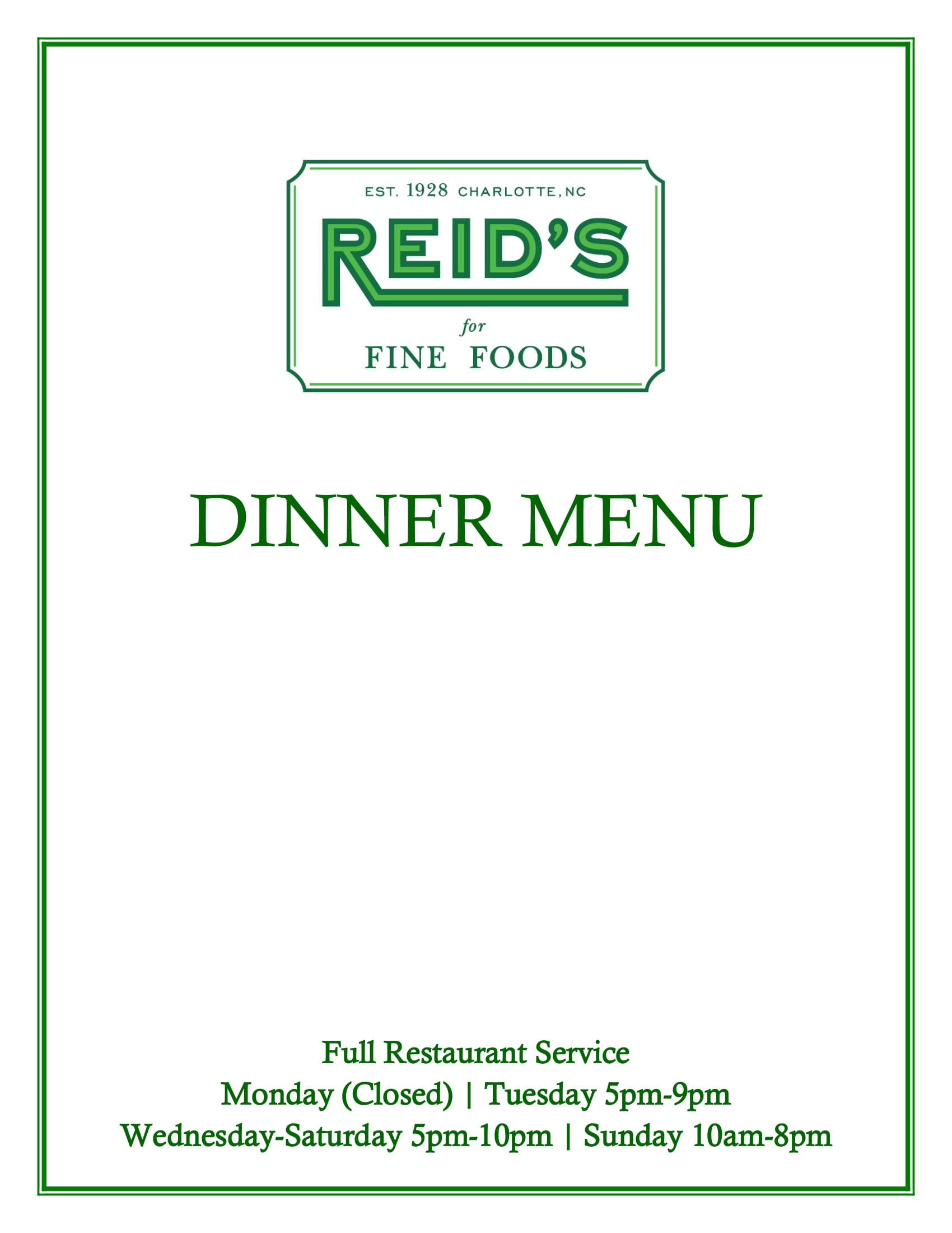 Reid's Fine Foods