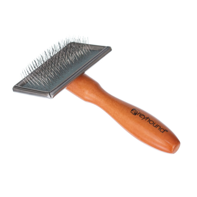 Greyhound Wood Slicker Brush Revival Animal Health