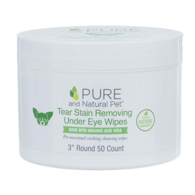 Pure and Natural Pet™ Tear Stain Remover Wipes Revival Animal Health