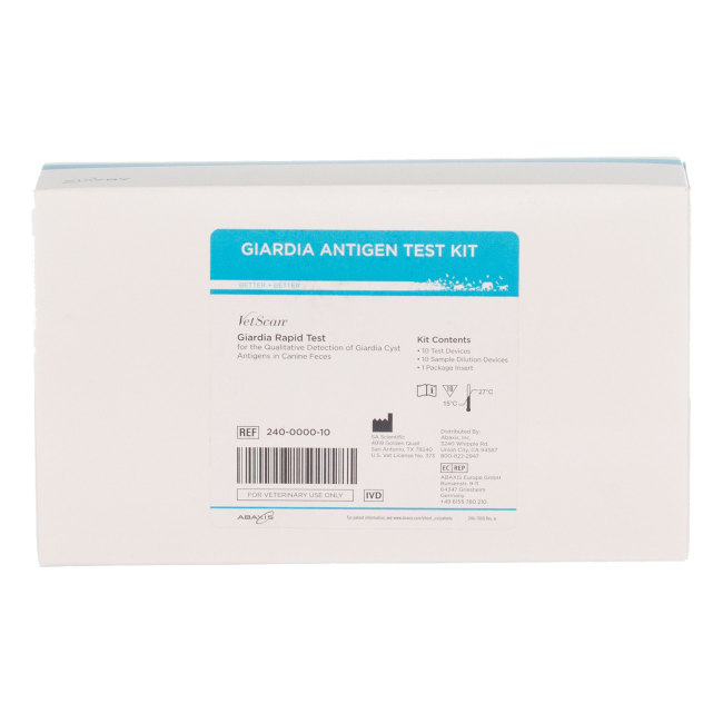 Abaxis VetScan® Giardia Rapid Test Kit Revival Animal Health
