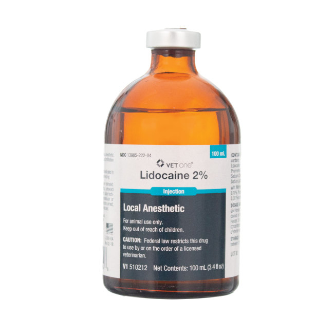 Lidocaine HCl Injectable Solution 2 Revival Animal Health