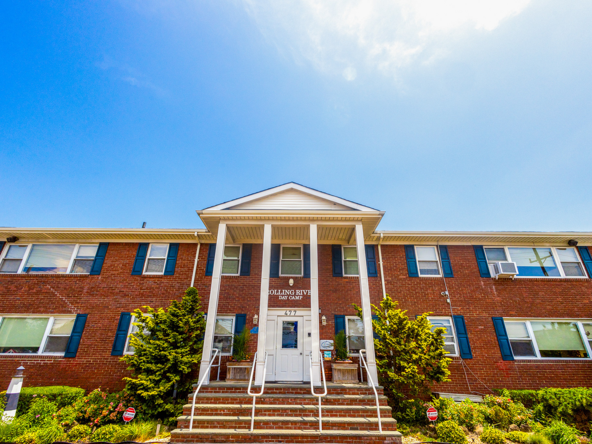 Exterior of pilot house building.
