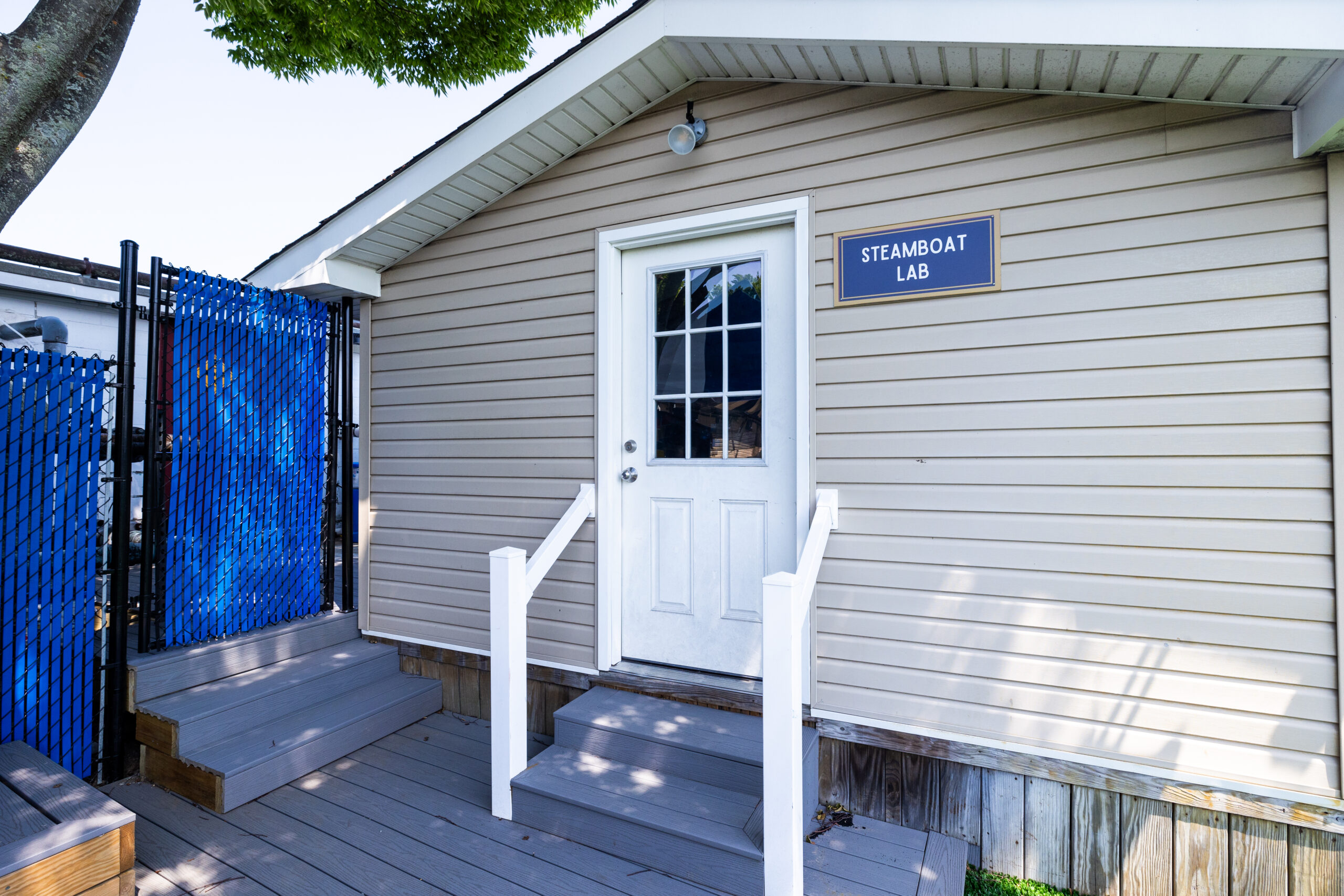 Outside of Steamboat lab.