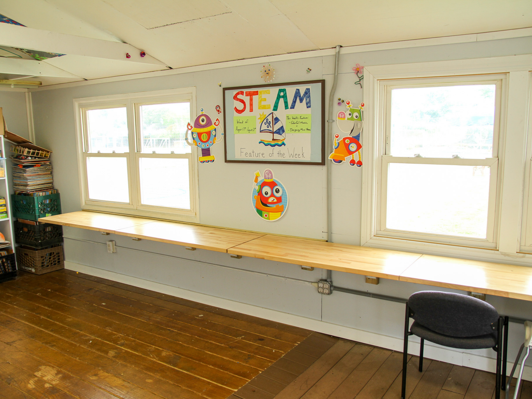 Inside of Steamboat lab.