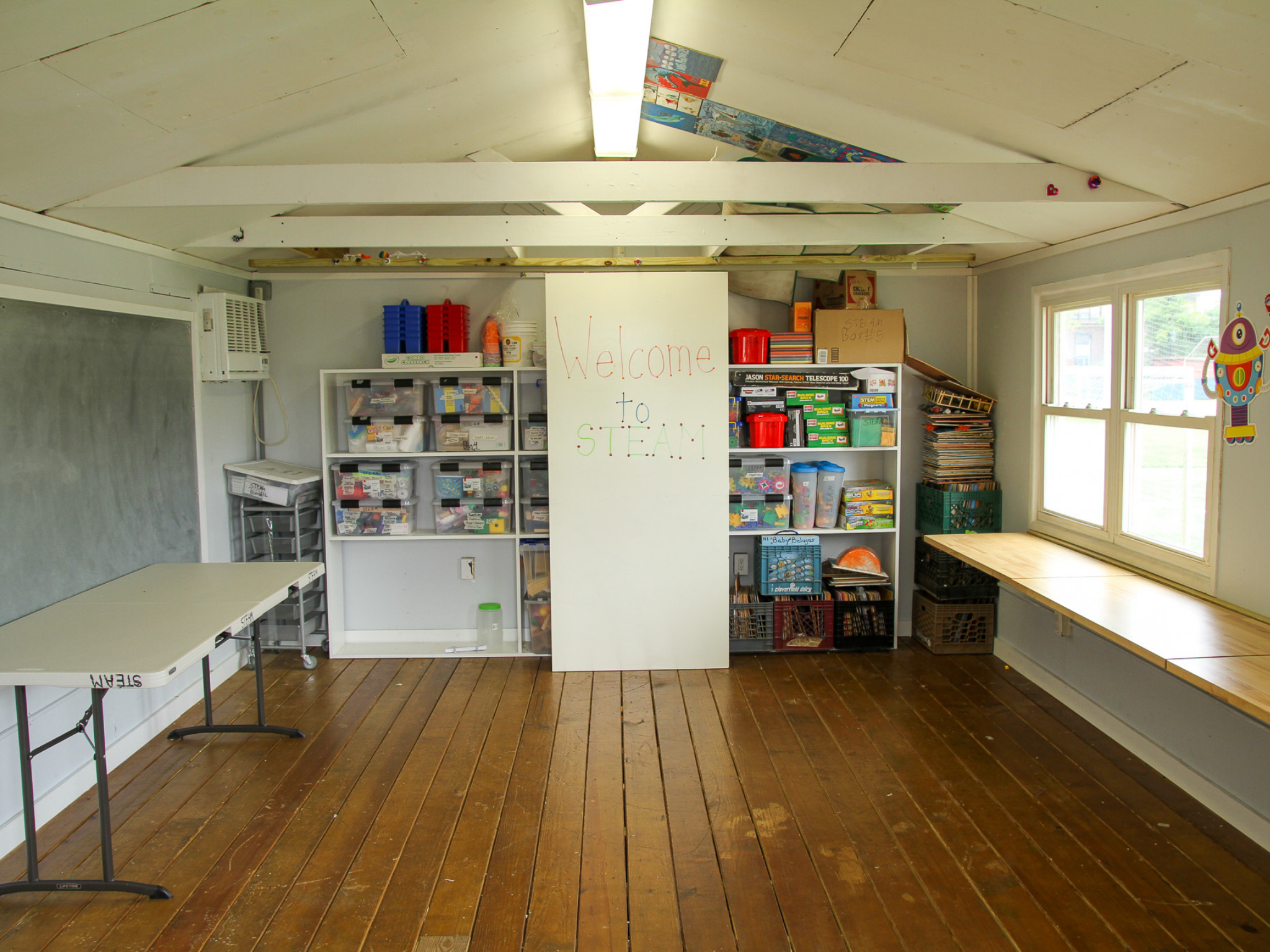 Inside of Steamboat lab.