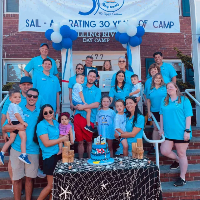 Rolling River team members celebrating the 30th anniversary.