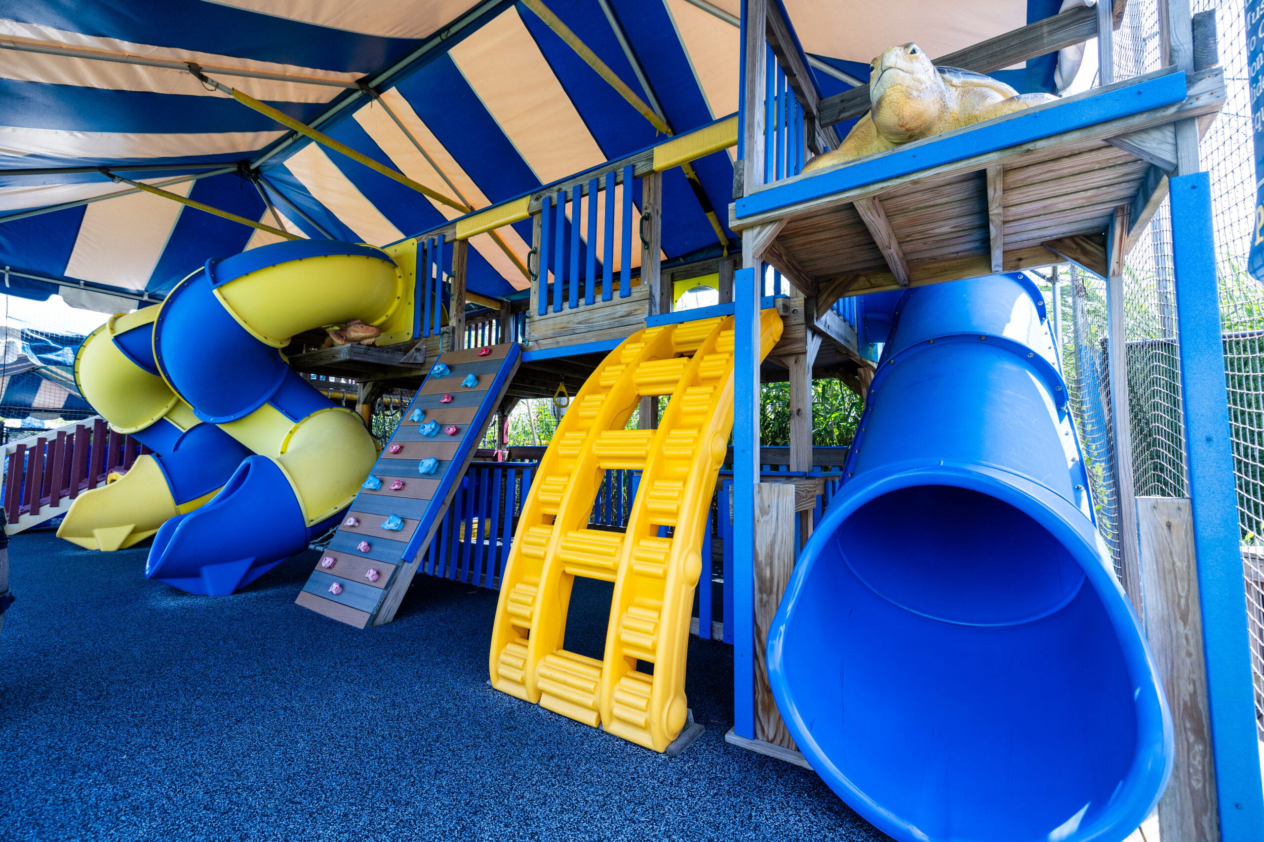 The inside of Seascape Playground.