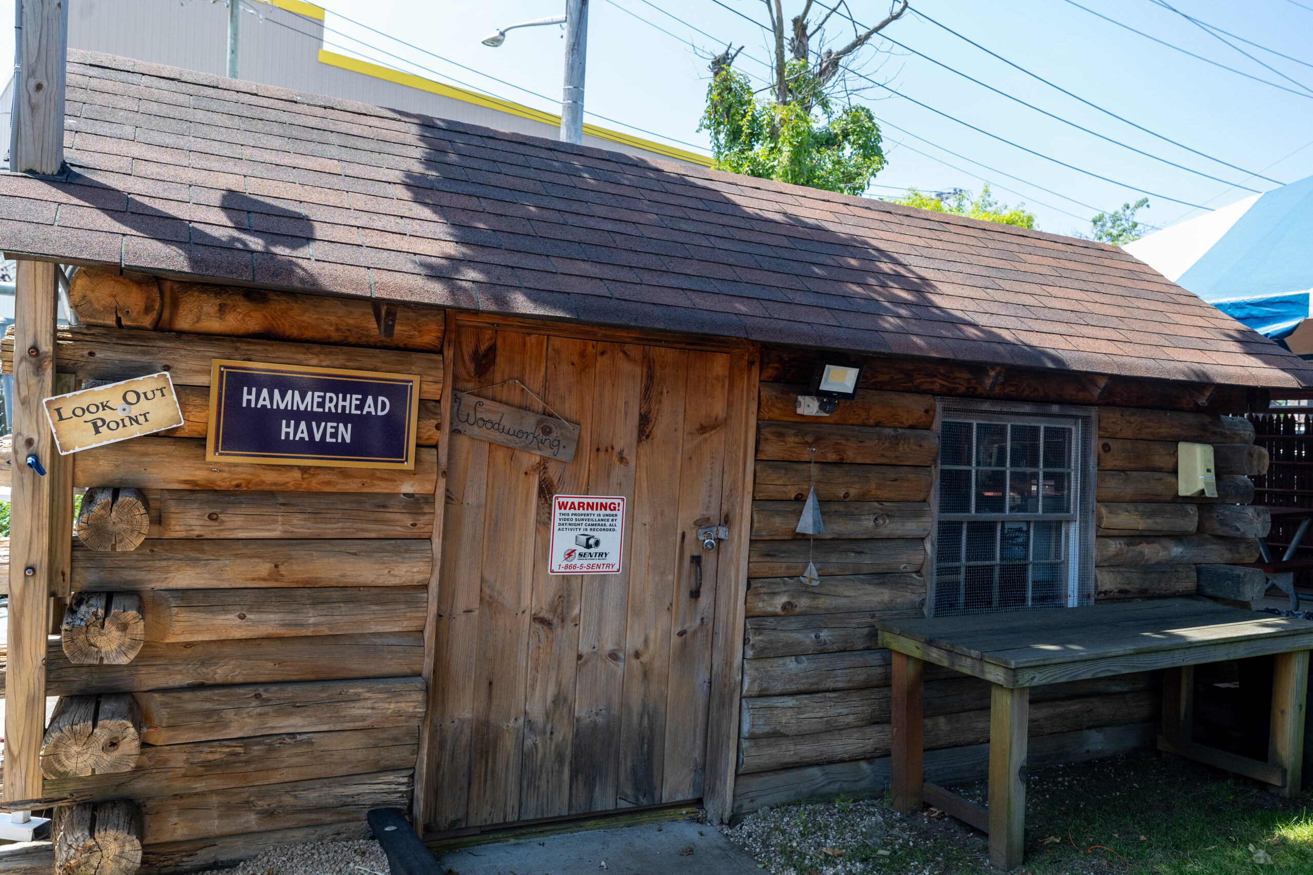 The outside of the Hammerhead Haven building.