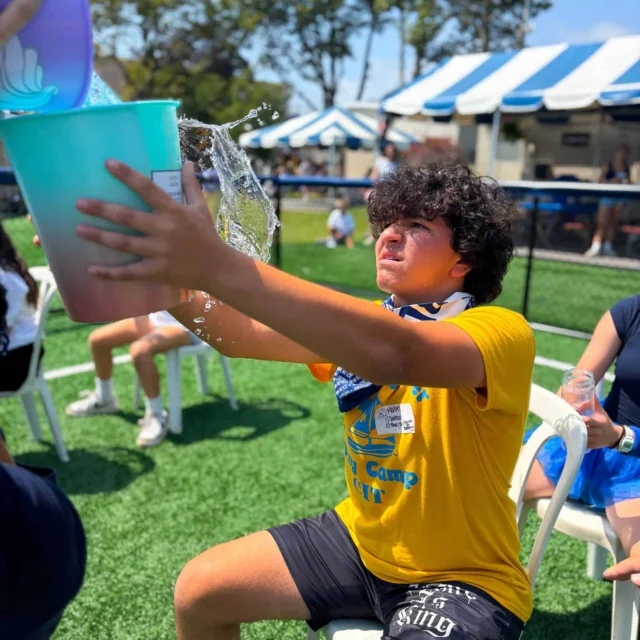 Cit competing in a skipper color war event at rolling river day camp long island nassau county