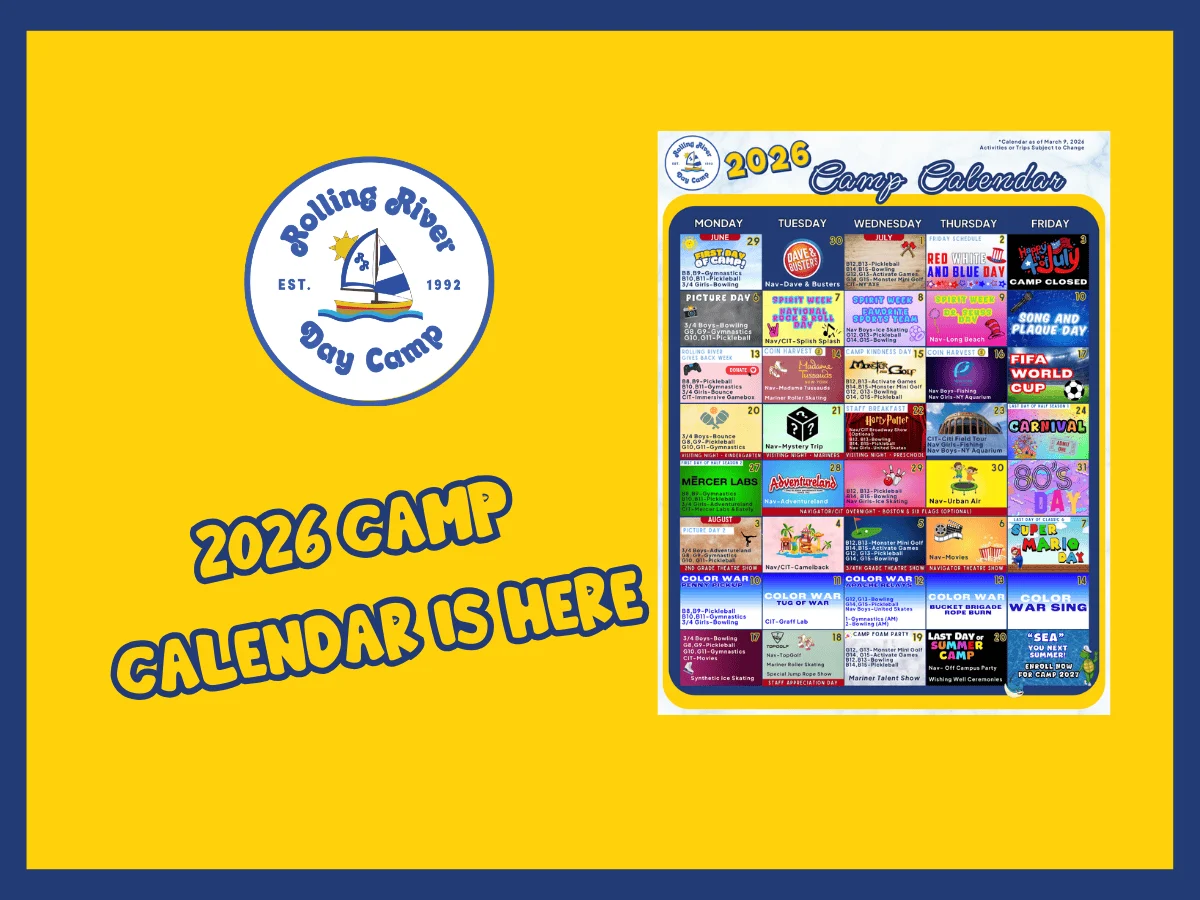 cover photo blog post rolling river day camp calander 2026 long island nassau county