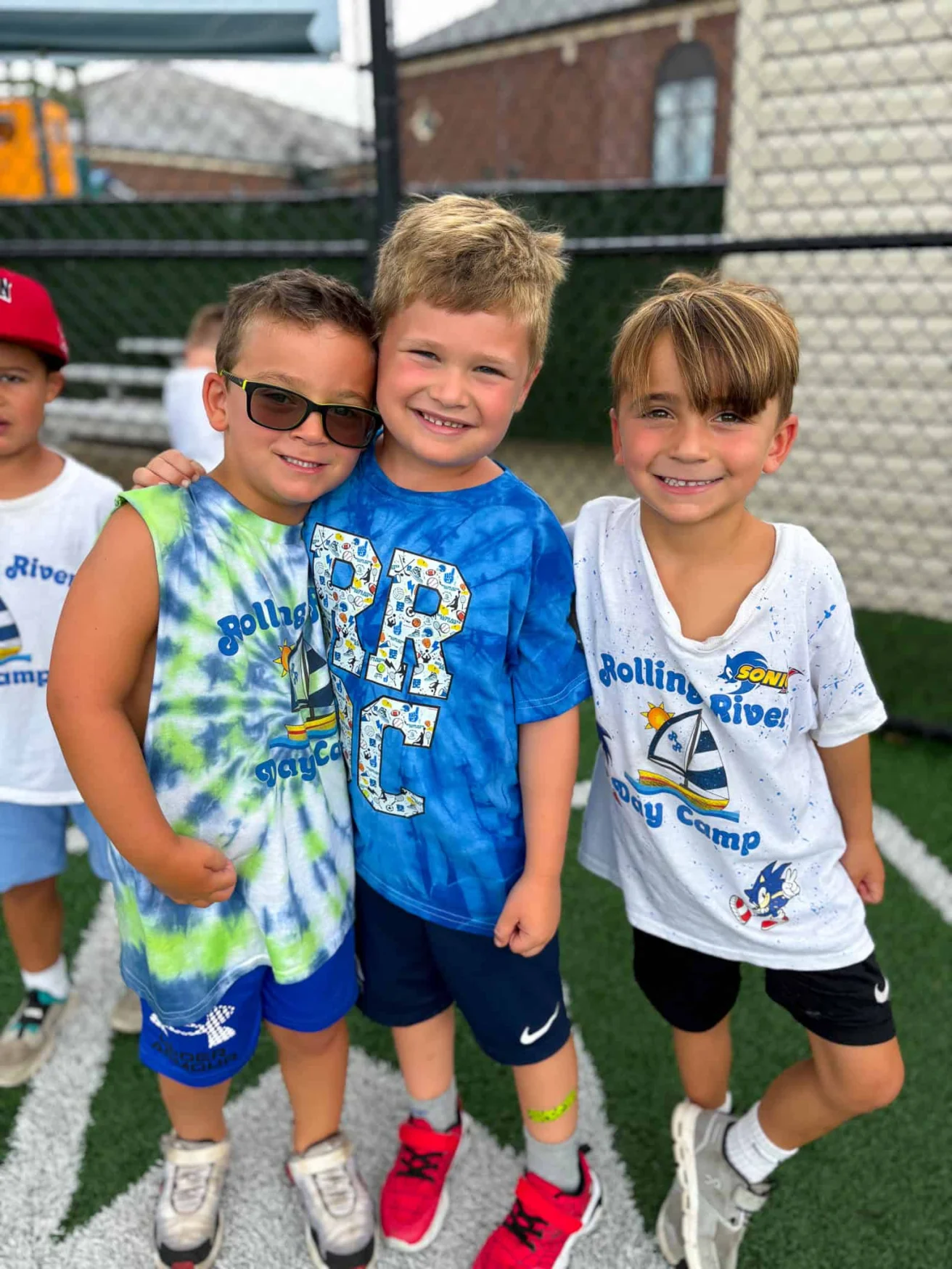 Skipper kids hanging out at rollingriver day camp long island nassau county east rockaway