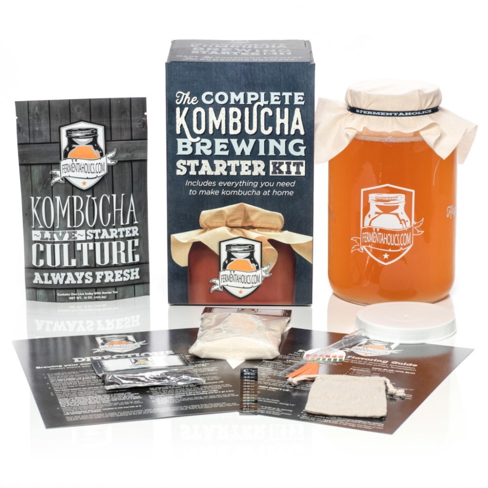 Complete Kombucha Brewing Starter Kit Roots & Harvest