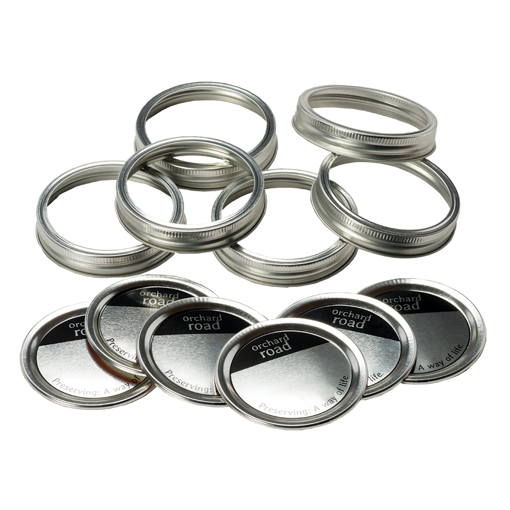 Orchard Road Wide Mouth Bands and Lids Roots & Harvest Homesteading Supplies