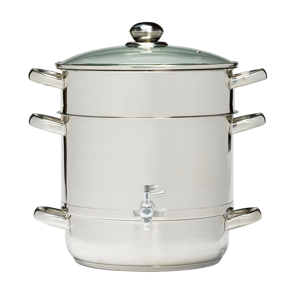 Stainless Steel Steamer/Juicer 8 Qt. Roots & Harvest Homesteading